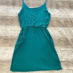 Jersey material/cozy dress with pockets